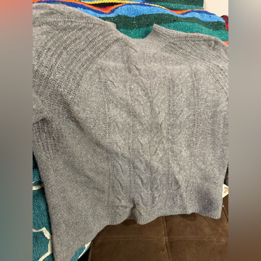 Banana Republic Italian Yarn Sweater in Gray